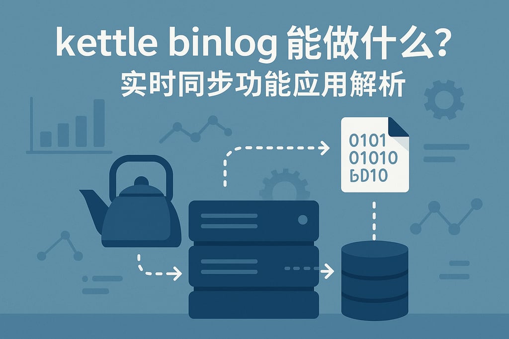 kettle binglog能做什么？实时同步功能应用解析